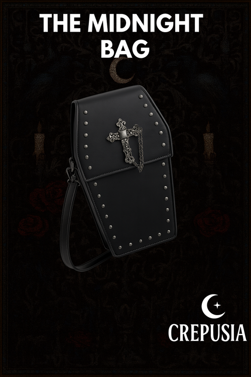 Gothic Crossbody Bag for Women Coffin